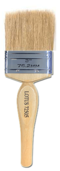 Picture of LOTUS PAINT BRUSH WHITE 3 Inch