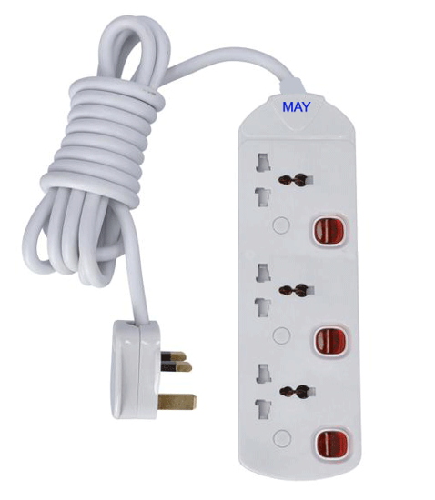 Picture of MAY 3 GANG EXTENSION CORD - 3 MTR