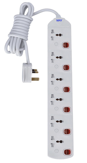 Picture of MAY 6 GANG EXTENSION CORD - 3 MTR