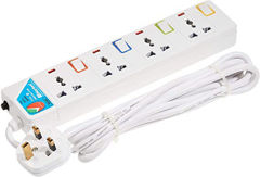 Show details for NARKEN 4 GANG EXTENSION CORD - 5 MTR Picture of NARKEN 4 GANG EXTENSION CORD - 5 MTR