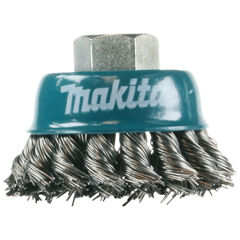 Show details for MAKITA D-24125 BOWL CUP BRUSH 75 MM - KNOTED Picture of MAKITA D-24125 BOWL CUP BRUSH 75 MM - KNOTED