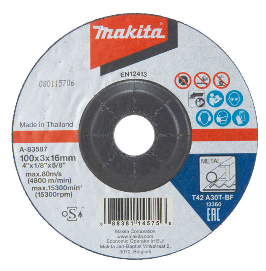 Picture of MAKITA A-83587 CUT-OFF WHEEL - 100 MM