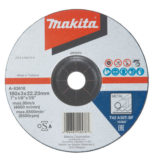 Picture of MAKITA A-83618 CUT-OFF WHEEL - 180 MM