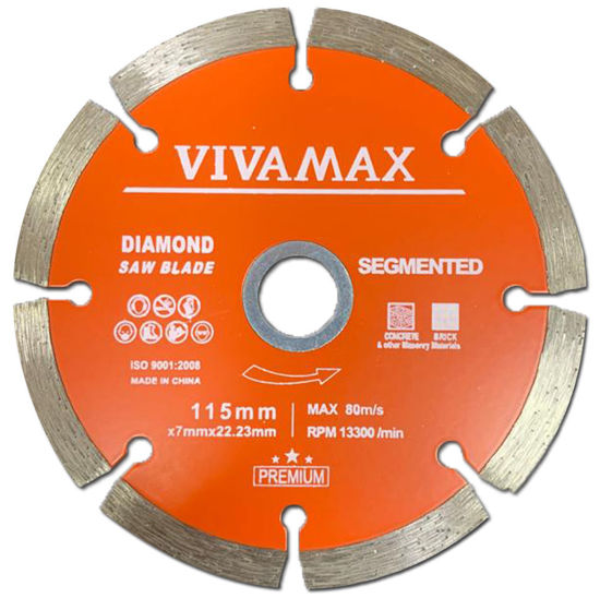 Picture of VIVAMAX DIAMOND SAW BLADE 115 MM - SEGMENTED