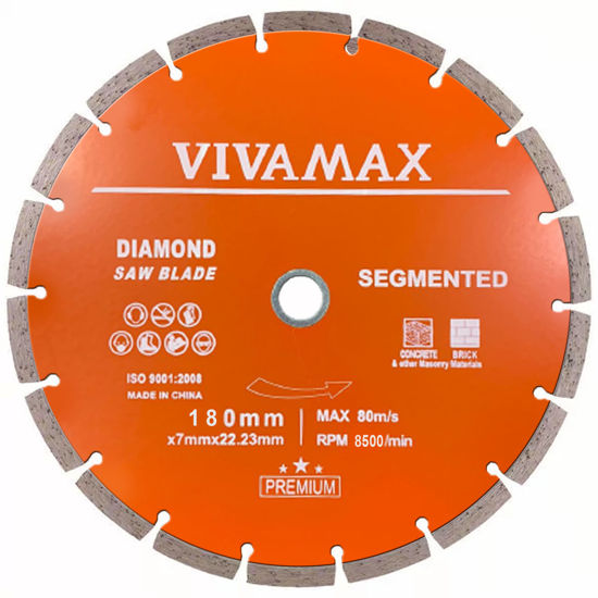 Picture of VIVAMAX DIAMOND SAW BLADE 180 MM - SEGMENTED