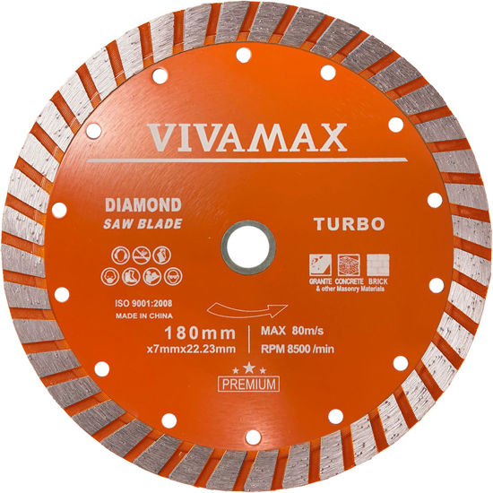 Picture of VIVAMAX DIAMOND SAW BLADE 180 MM - TURBO